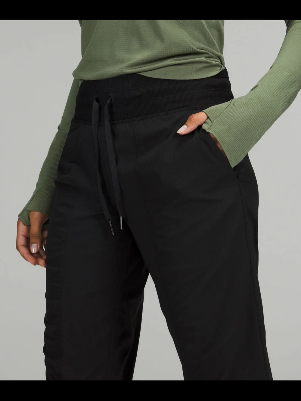 lululemon athletic black joggers